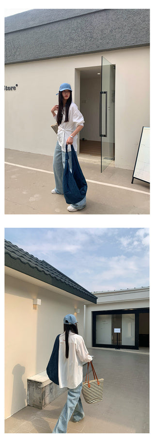 belt wide jeans
