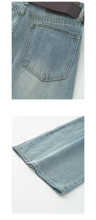 belt wide jeans