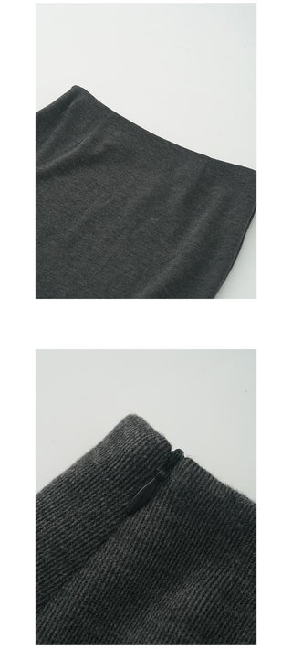 A-line midi skirt