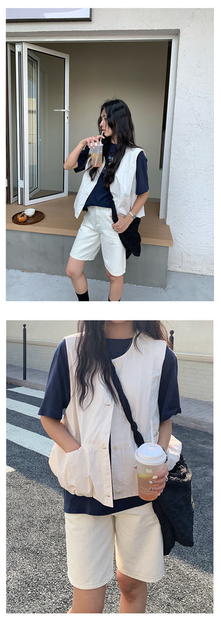 metal buckle shorts