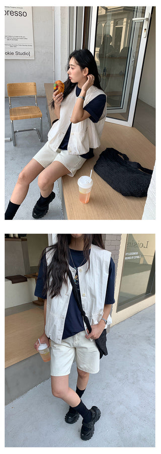 metal buckle shorts