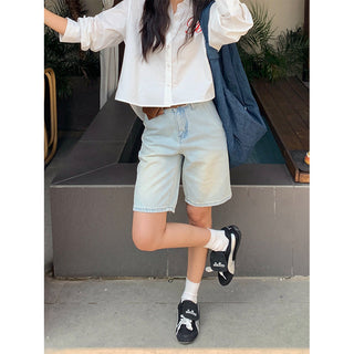 metal buckle shorts