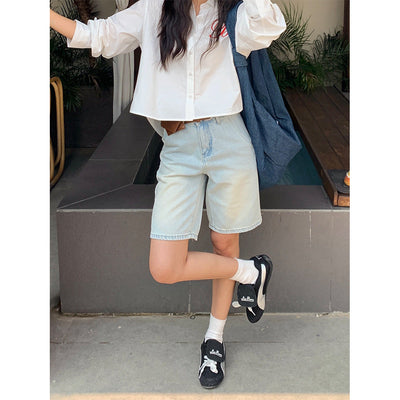 metal buckle shorts
