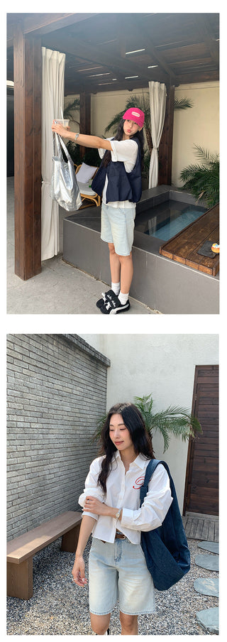 metal buckle shorts