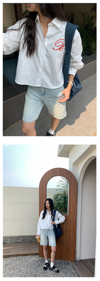 metal buckle shorts