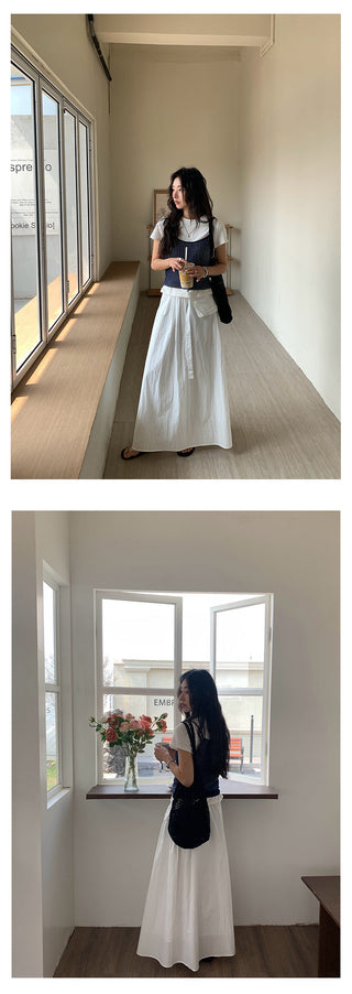 belt zipper skirt