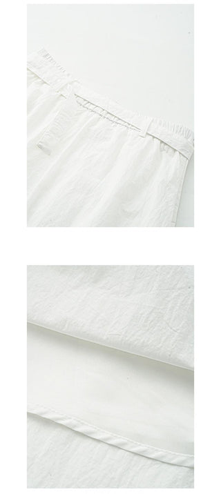 belt zipper skirt
