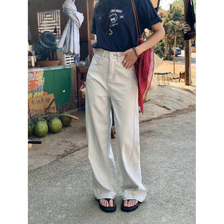 open leg jeans