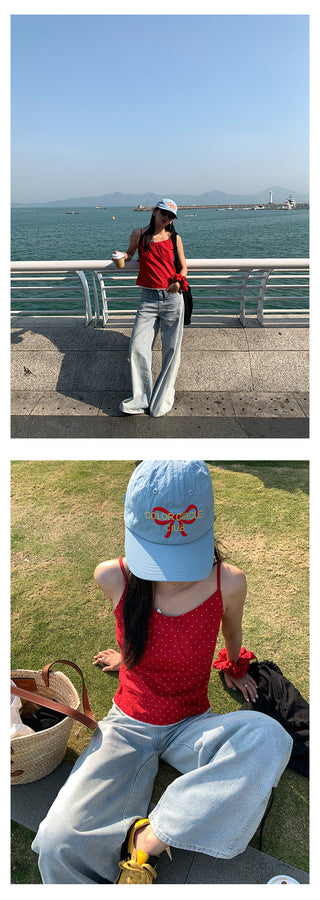 draping denim pants