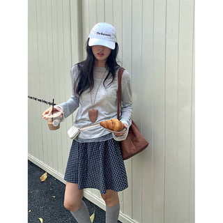 plaid short skirt