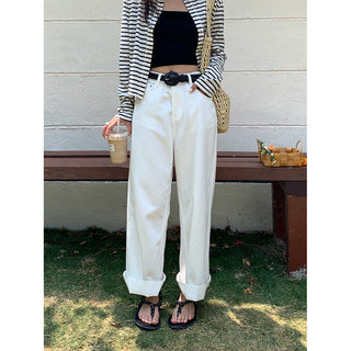 black belt jeans