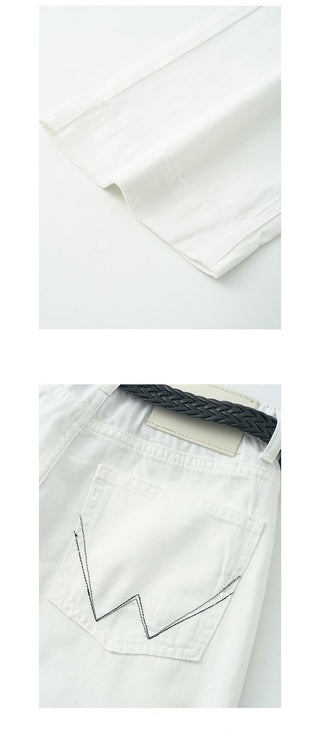black belt jeans