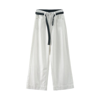 black belt jeans