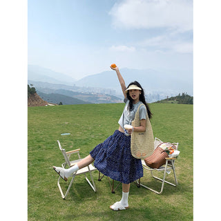 polka dot skirt