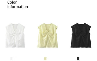 cross sleeveless top