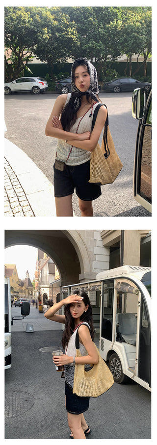 retro denim shorts