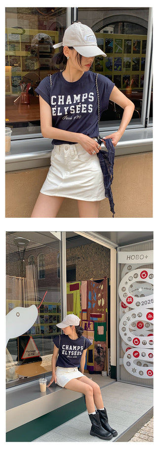 slim denim skirt