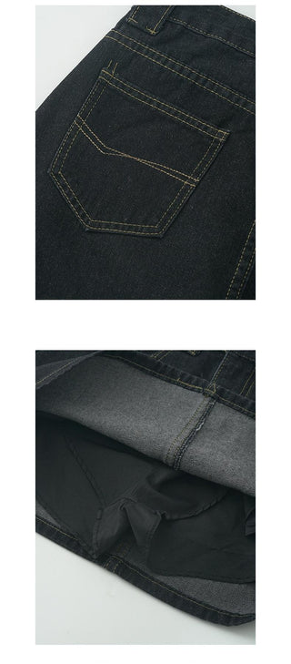 slim denim skirt