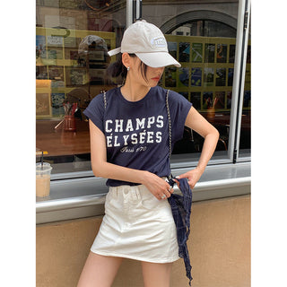 slim denim skirt