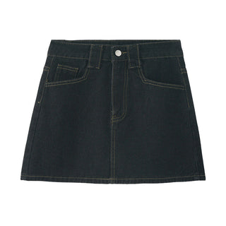 slim denim skirt