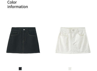 slim denim skirt