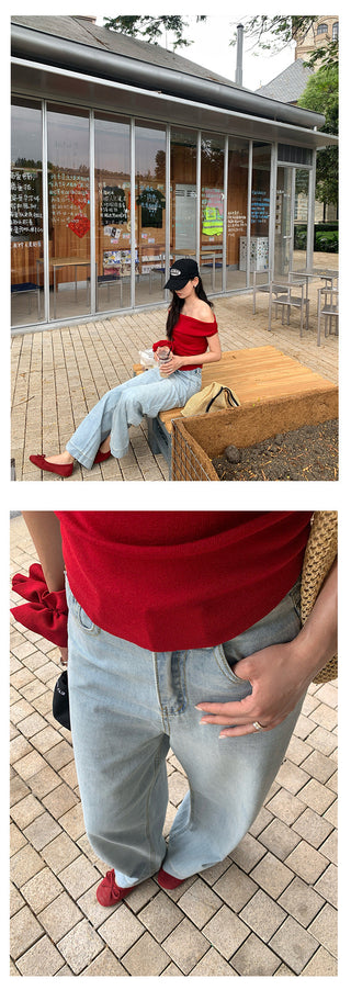 wide leg jeans