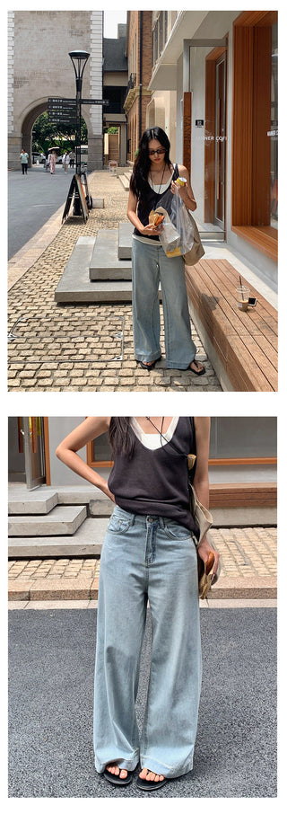 wide leg jeans