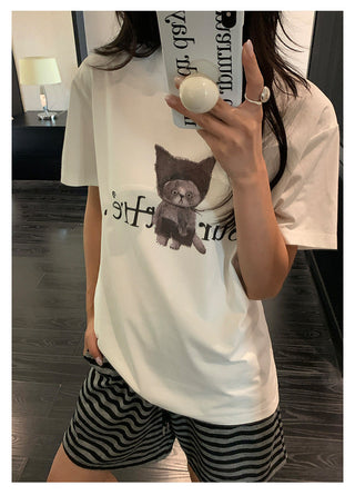 cartoon print Top