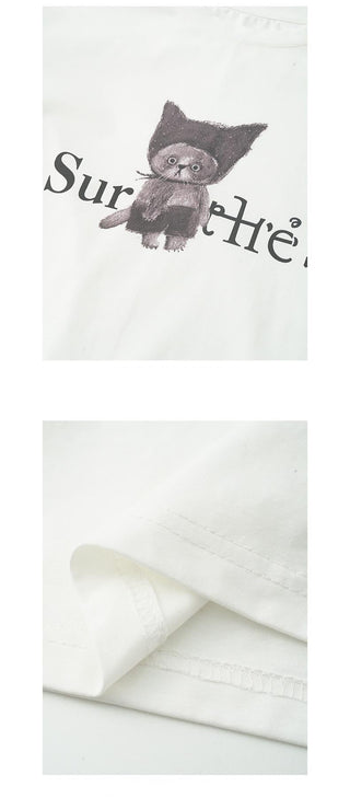 cartoon print Top