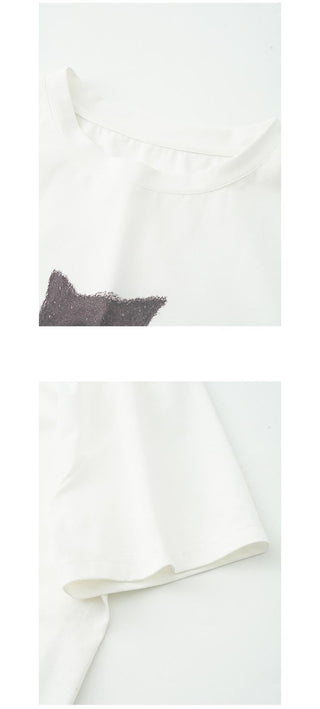 cartoon print Top