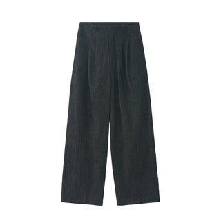 pleated wide pants