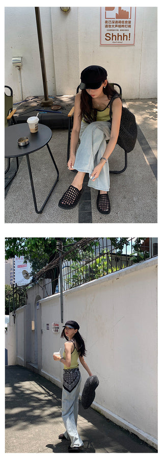 sickle wide jeans
