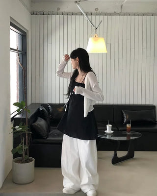 Linen camisole dress