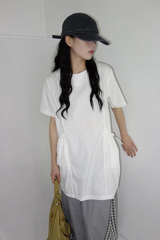 [3 colors] Munchstring pocket mini dress