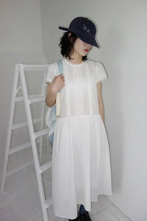 Vintage lace long dress
