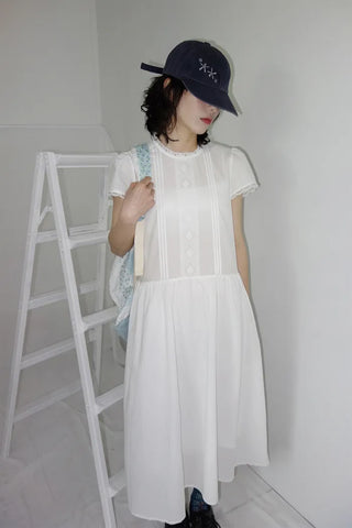 Vintage lace long dress