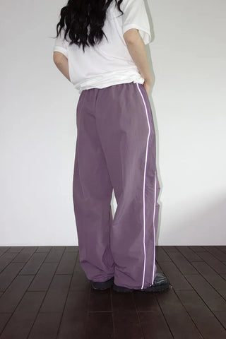 [2 colors] Buslock Color Wide Pants