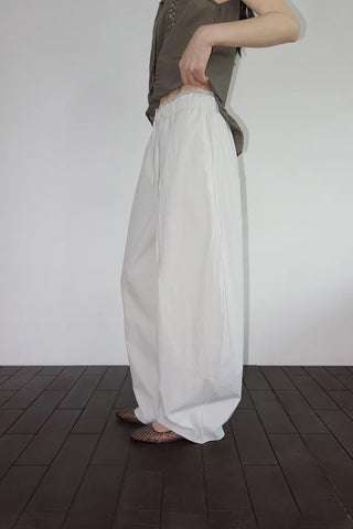 [3 colors] Cappy Bath Rock Balloon Wide Pants
