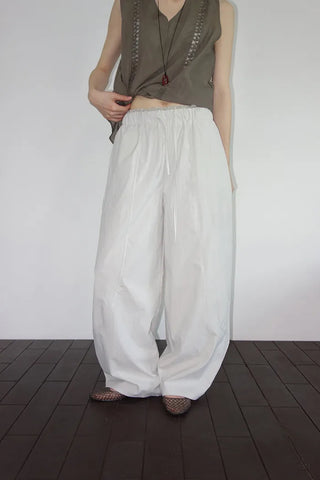 [3 colors] Cappy Bath Rock Balloon Wide Pants
