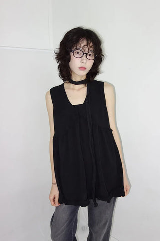 [2 colors] Timothy Frill Blouse
