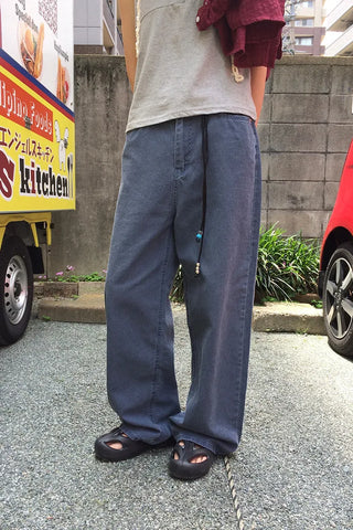 [3 colors] Tomac Straight Wide Pants