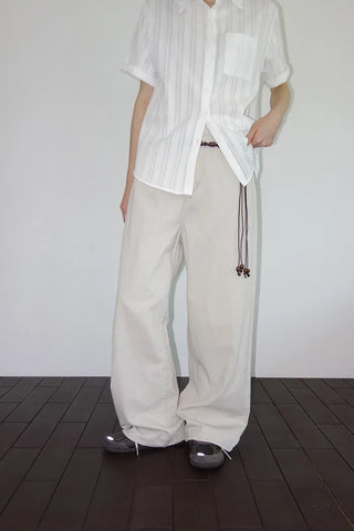 [3 colors] Tomac Straight Wide Pants