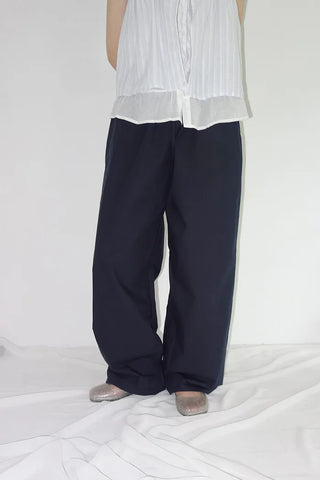 [3 colors] Nick Vivid Cotton Wide Pants