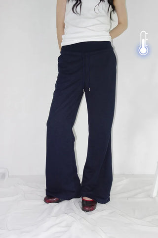 [4 colors][Selectable length] Air-cooled bootcut pants