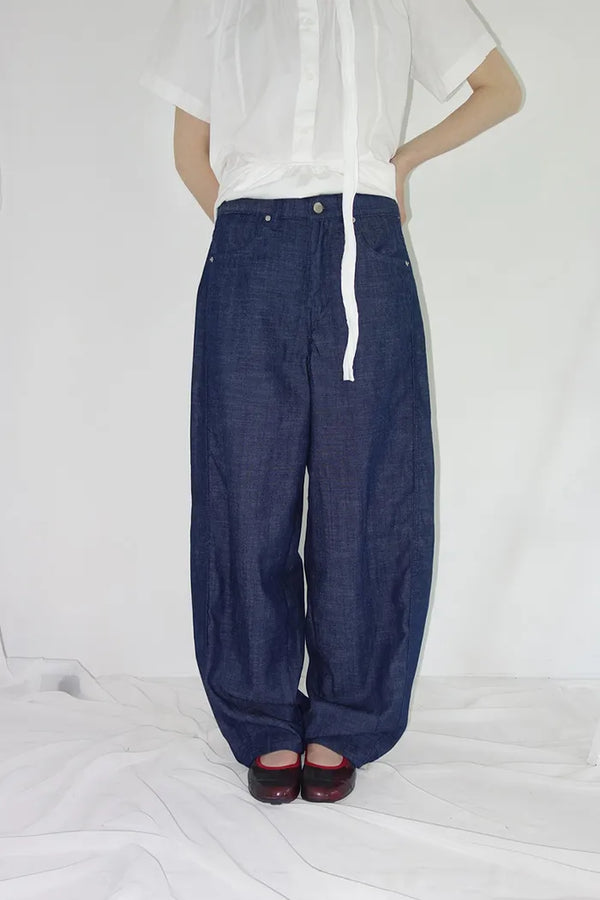 Delon Fade Denim Balloon Pants