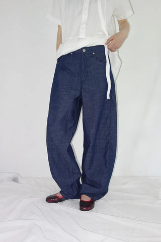 Delon Fade Denim Balloon Pants