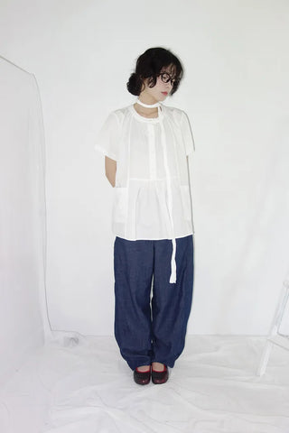 Delon Fade Denim Balloon Pants