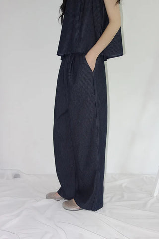 [4 colors] Leader Stripe Banding Pants