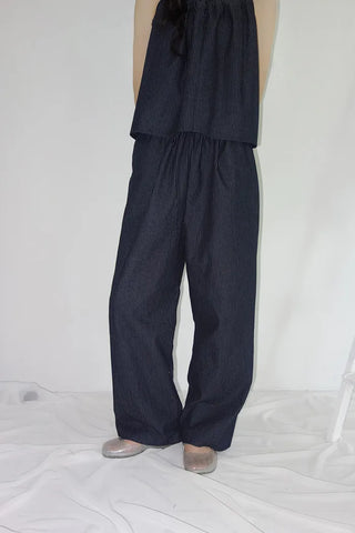 [4 colors] Leader Stripe Banding Pants