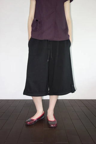 [4 colors] Roll-up Banding Bermuda Pants